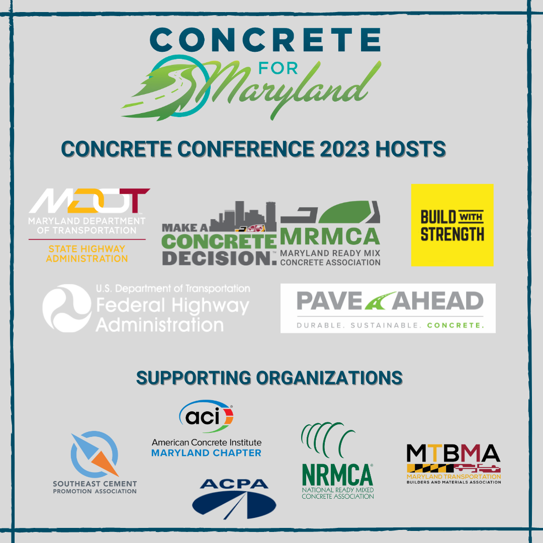 Concrete Conference 2023 HOSTS Maryland Ready Mix Concrete